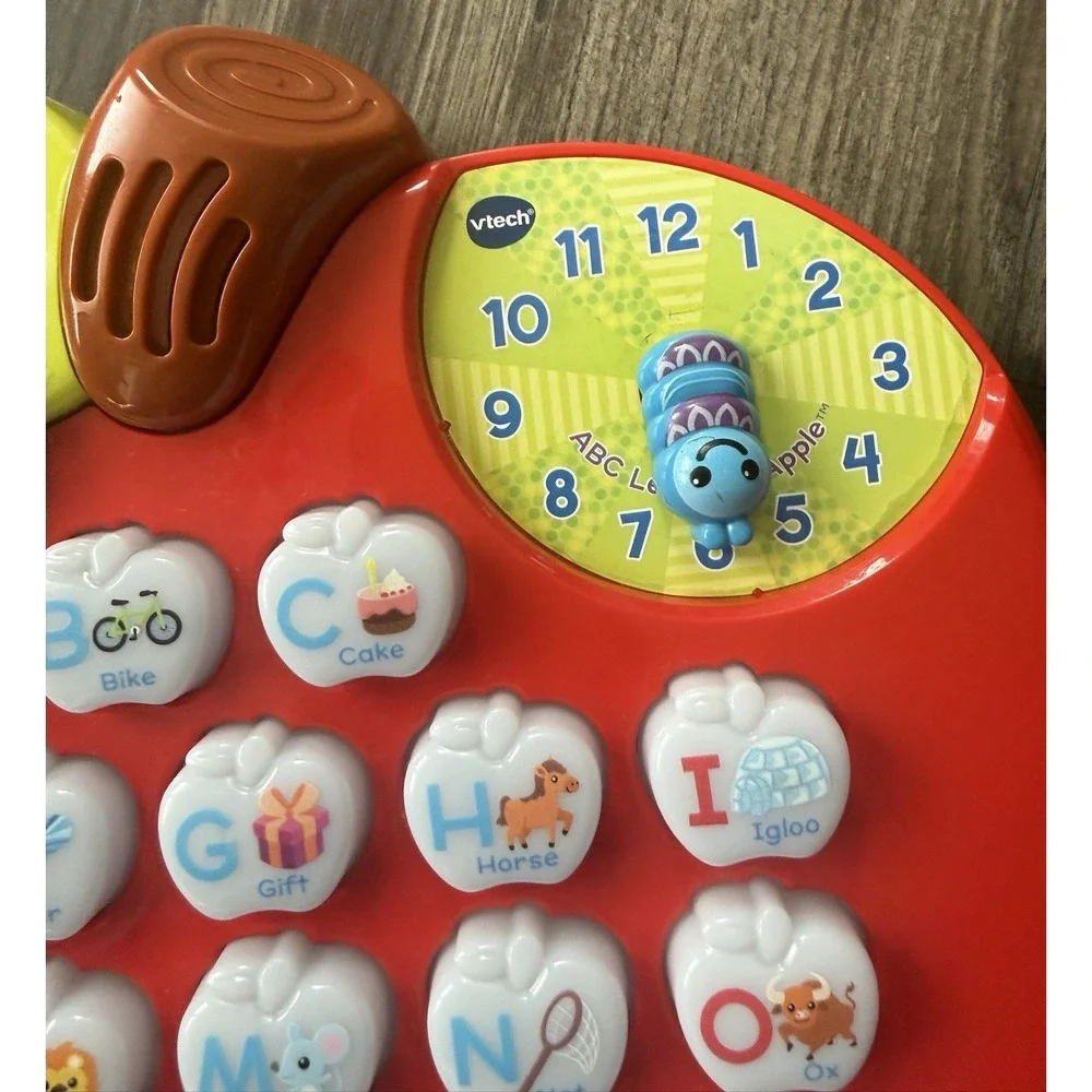 VTech ABC‎ Learning Apple Alphabet Electronic Learning Toy w/Lights & Sounds
